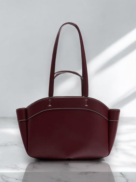 Sophia | Brown Leather Shopper Bag – Elegant & Practical
