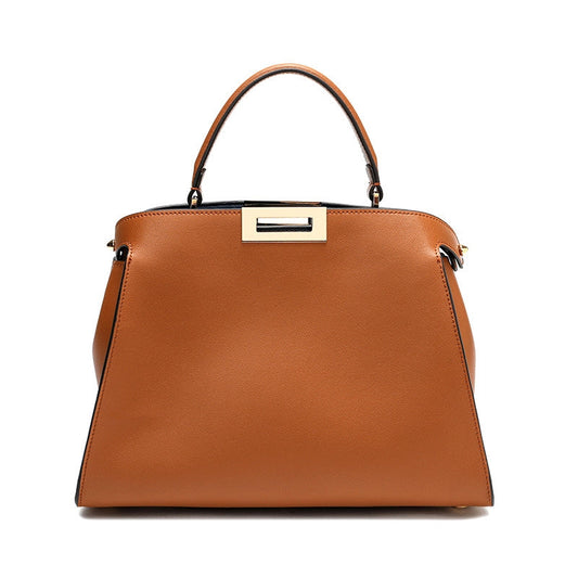 Aurora | Caramel Leather Tote – Sophisticated & Timeless