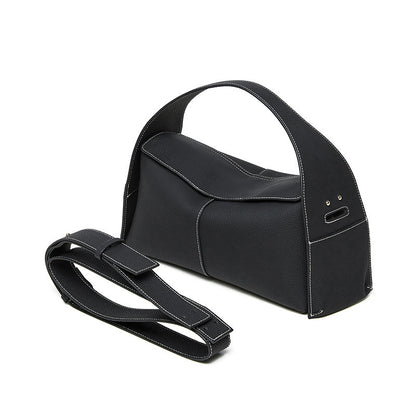 Violetta | Black Asymmetric Handbag – Modern Elegance & Versatile Design