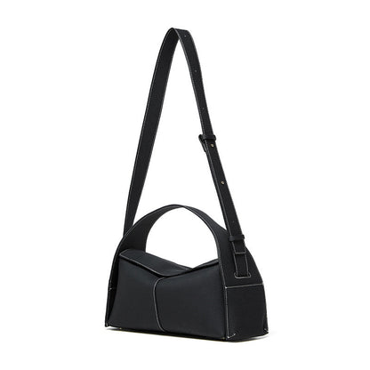 Violetta | Black Asymmetric Handbag – Modern Elegance & Versatile Design