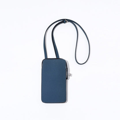 Hespera | Leather Crossbody Phone Bag – Sleek & Modern Minimalism