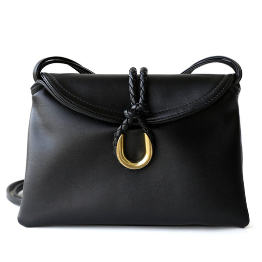 Myressia | Leather Braided Crossbody Bag – Chic & Sophisticated Design