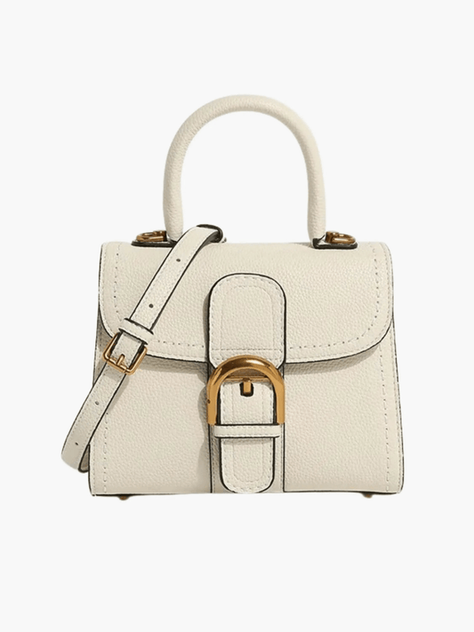 Amelia | Chic Ivory Mini Top Handle Bag – Sophisticated & Stylish