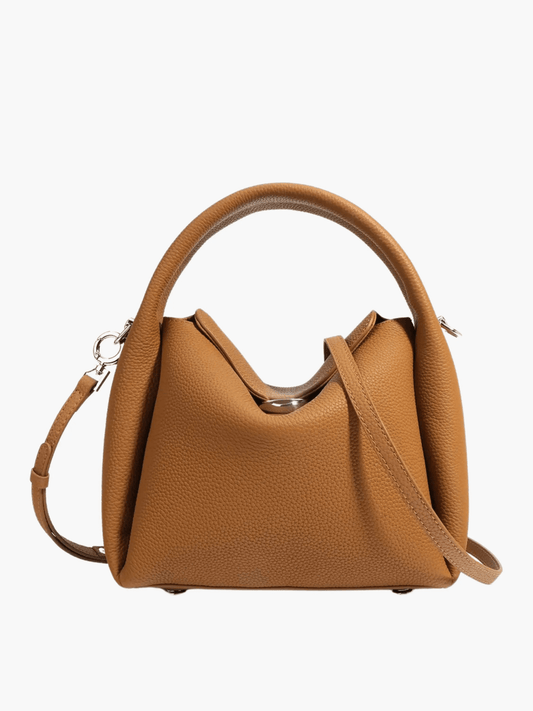 Elara | Soft Tan Leather Handbag – Elegant & Versatile