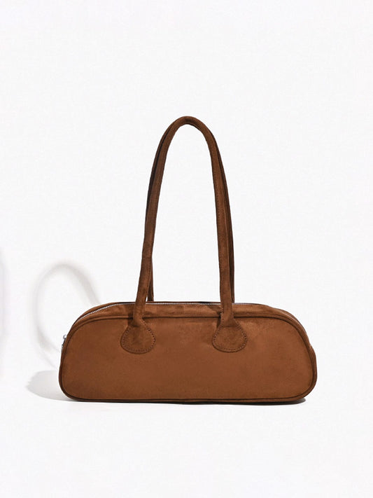Gracy | Slim Suede Shoulder Bag – Effortless Chic & Elegance