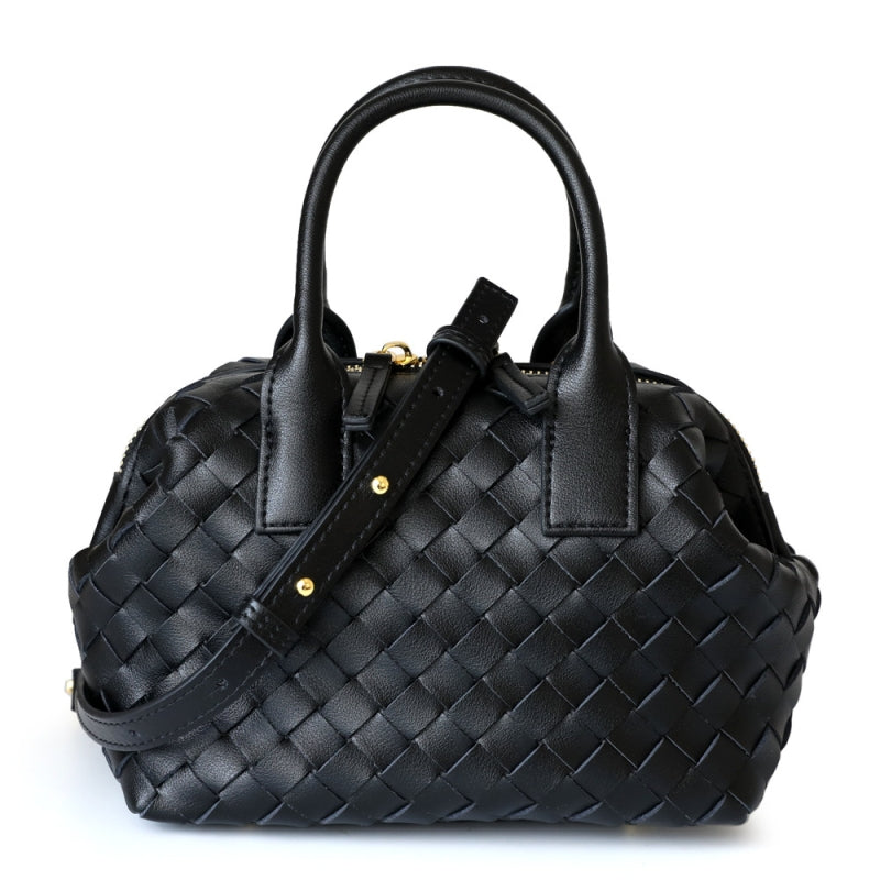 Hestia | Elegant Brown Woven Leather Handbag – Timeless Craftsmanship & Everyday Luxury