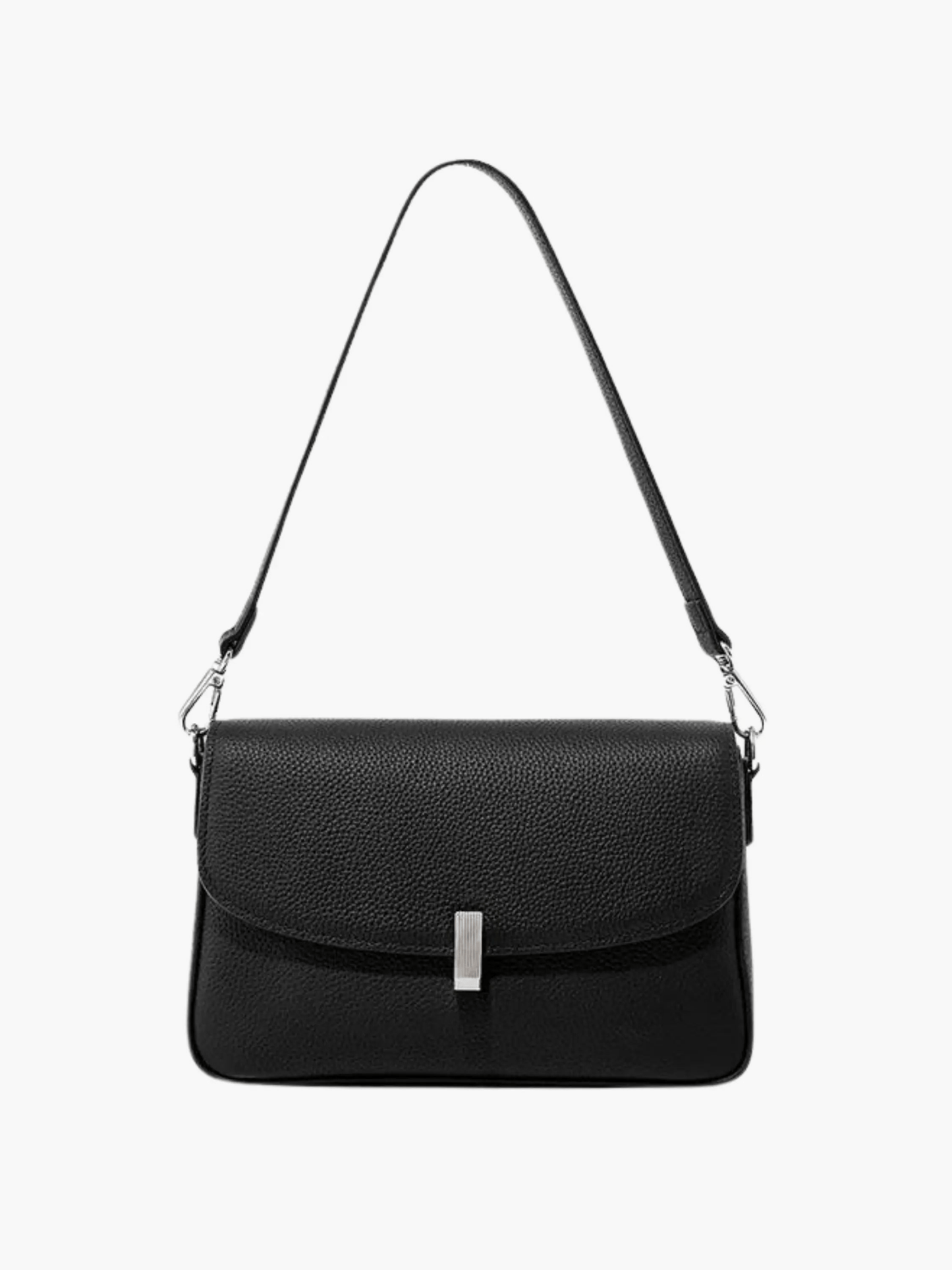 Celeste | Luxe Pebbled Leather Shoulder Bag – Effortless Sophistication