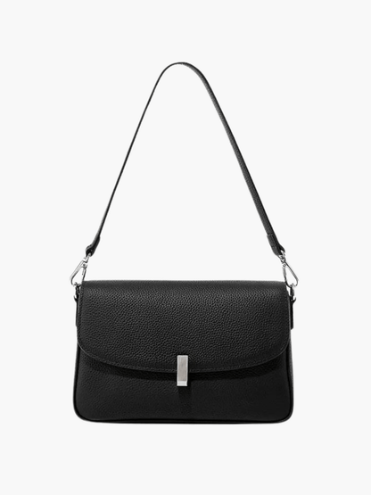Celeste | Luxe Pebbled Leather Shoulder Bag – Effortless Sophistication