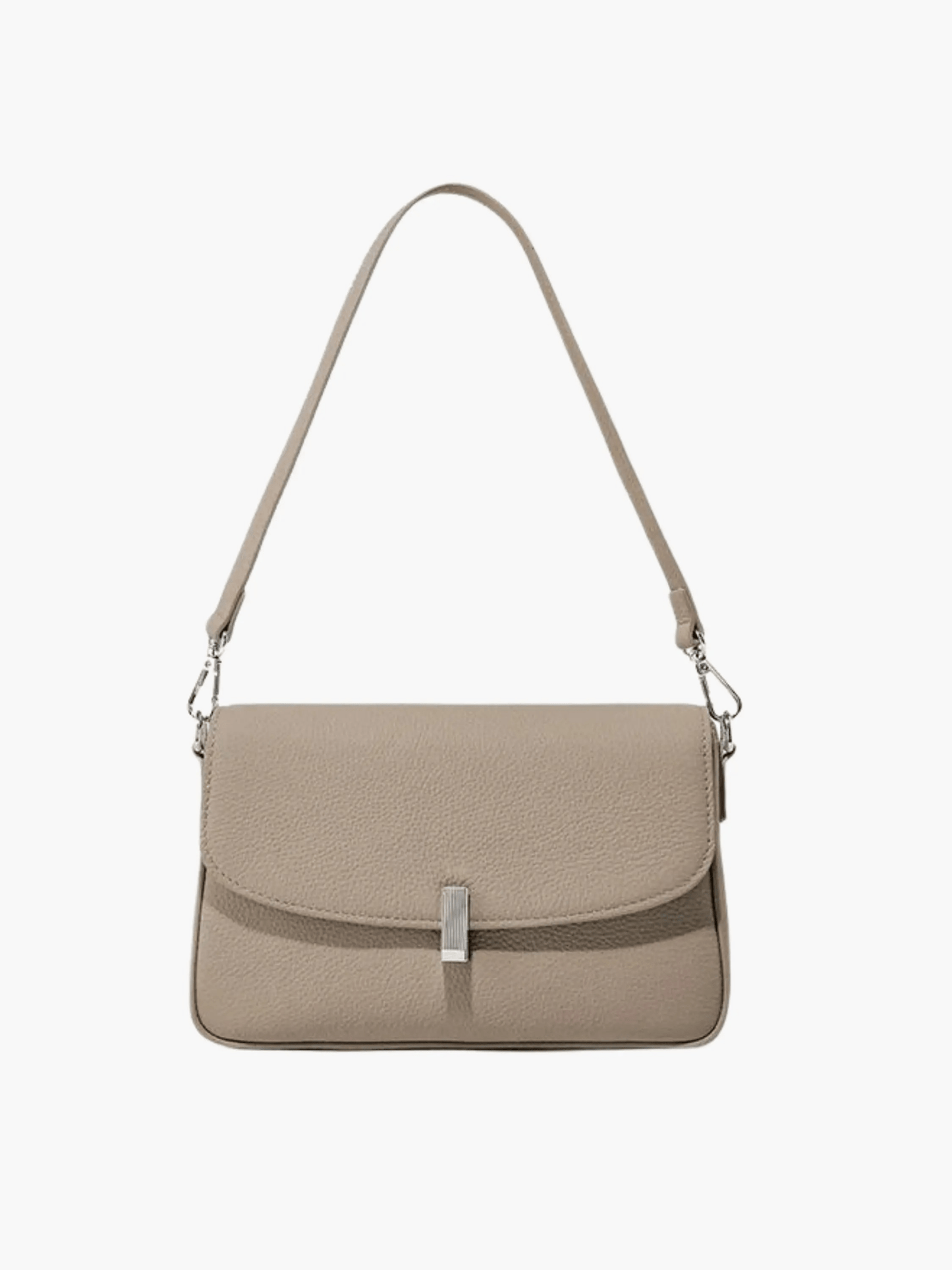 Celeste | Luxe Pebbled Leather Shoulder Bag – Effortless Sophistication