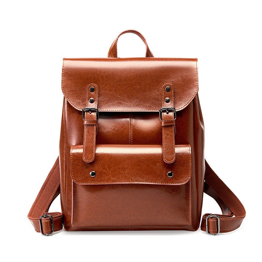 Meliora | Vintage Brown Leather Backpack – Classic, Durable & Stylish