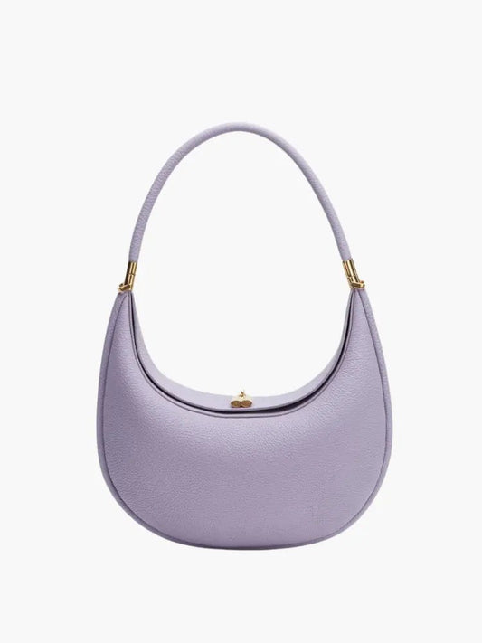 Virelia | Lavender Crescent Shoulder Bag – Elegant & Chic
