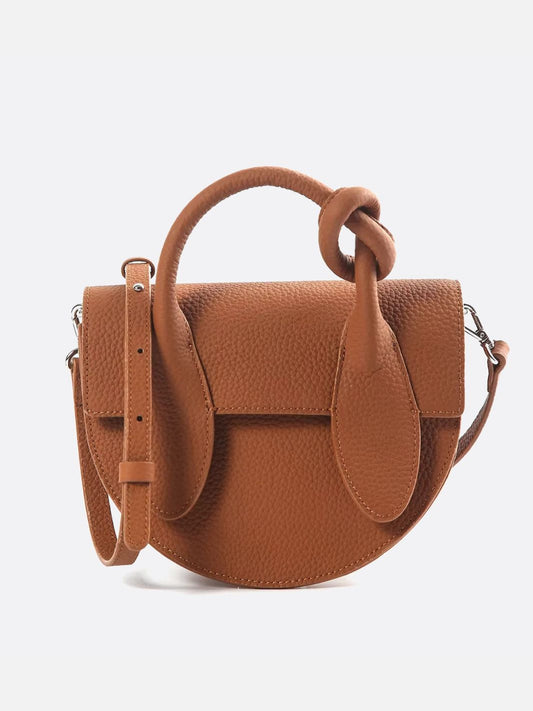 Elara Half-Moon Leather Bag – Genuine Leather Crossbody