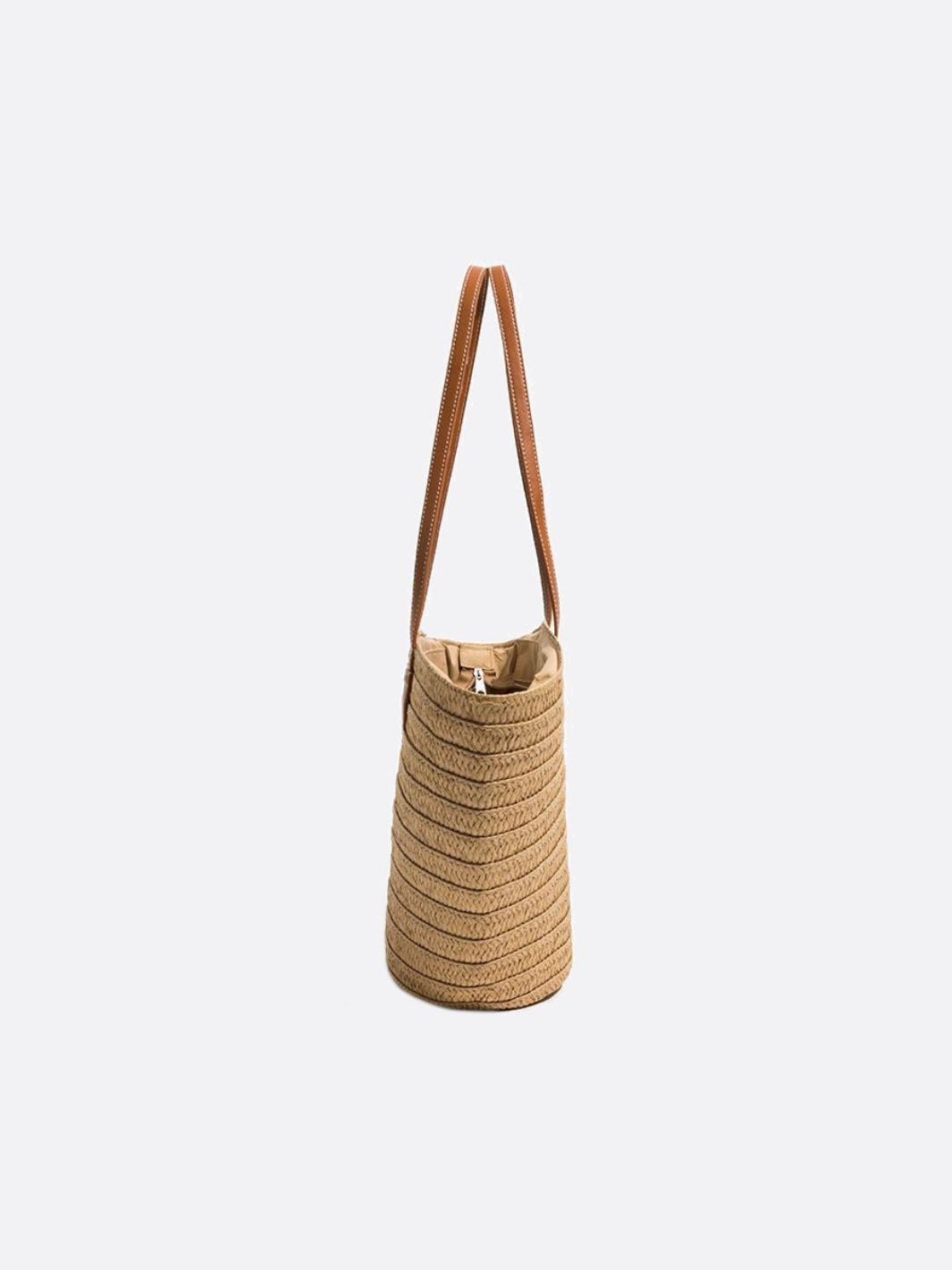 Capri Classic Straw Tote – Woven Handbag