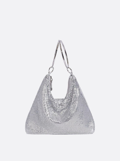 Mesh Evening Bag – Elegant Drape Handheld Purse