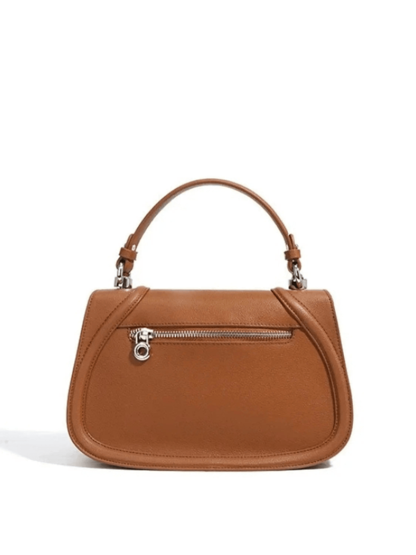 Elise | Tan Leather Saddle Bag – Classic & Sophisticatedred Leather Satchel