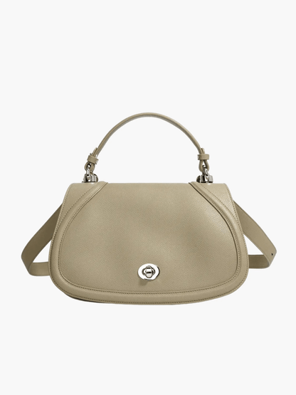 Elise | Tan Leather Saddle Bag – Classic & Sophisticatedred Leather Satchel