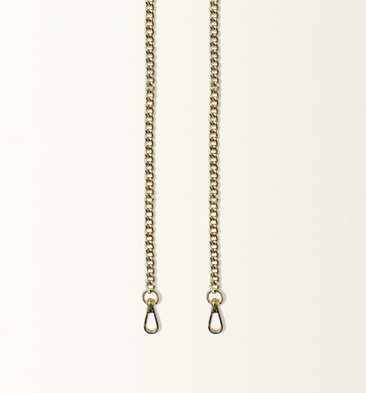 Calista | Slim Gold Chain Strap – Sleek & Versatile Bag Accessory