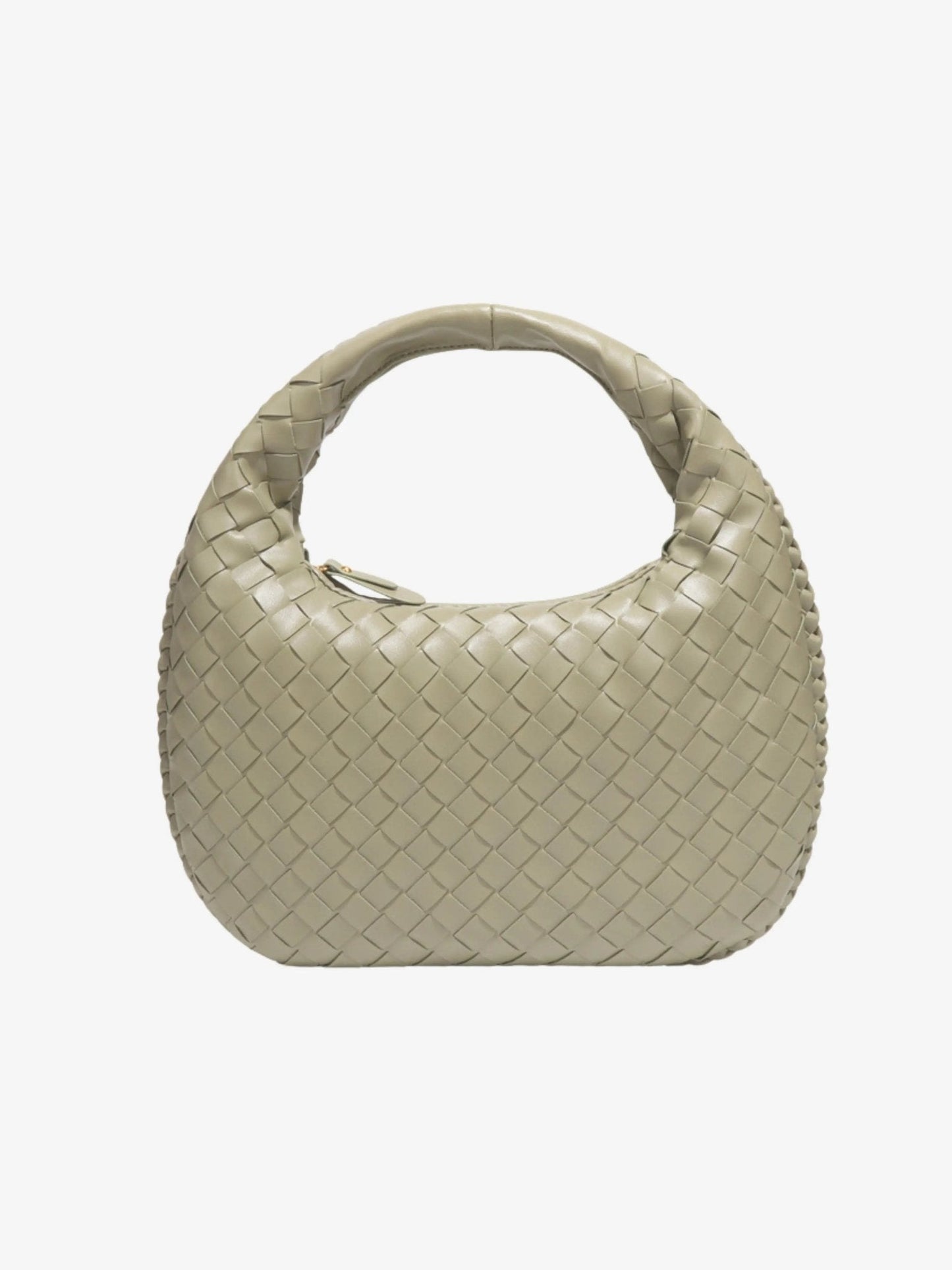Vaeslyn | Luxe Black Woven Leather Handbag – Elegant & Timeless